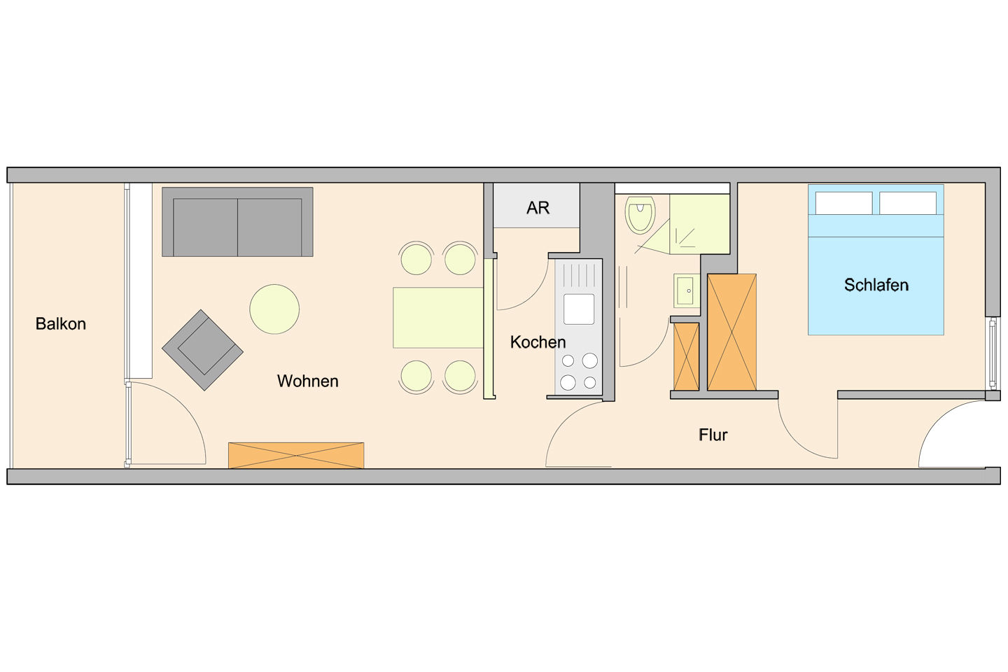 Wohnungsgrundriss