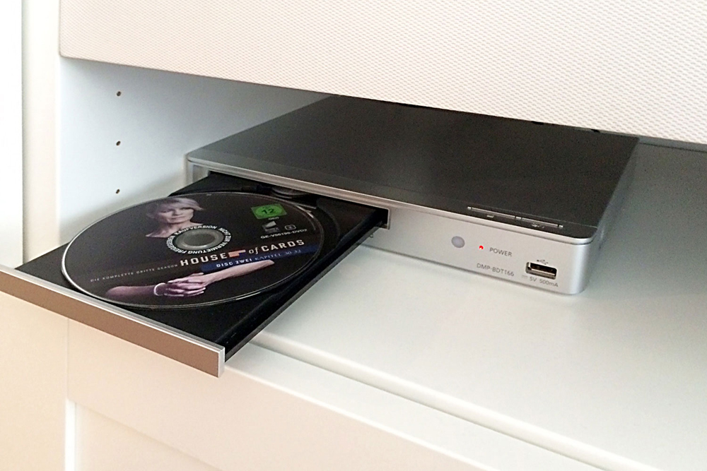 DVD und BluRay-Player im Seeschlösschen