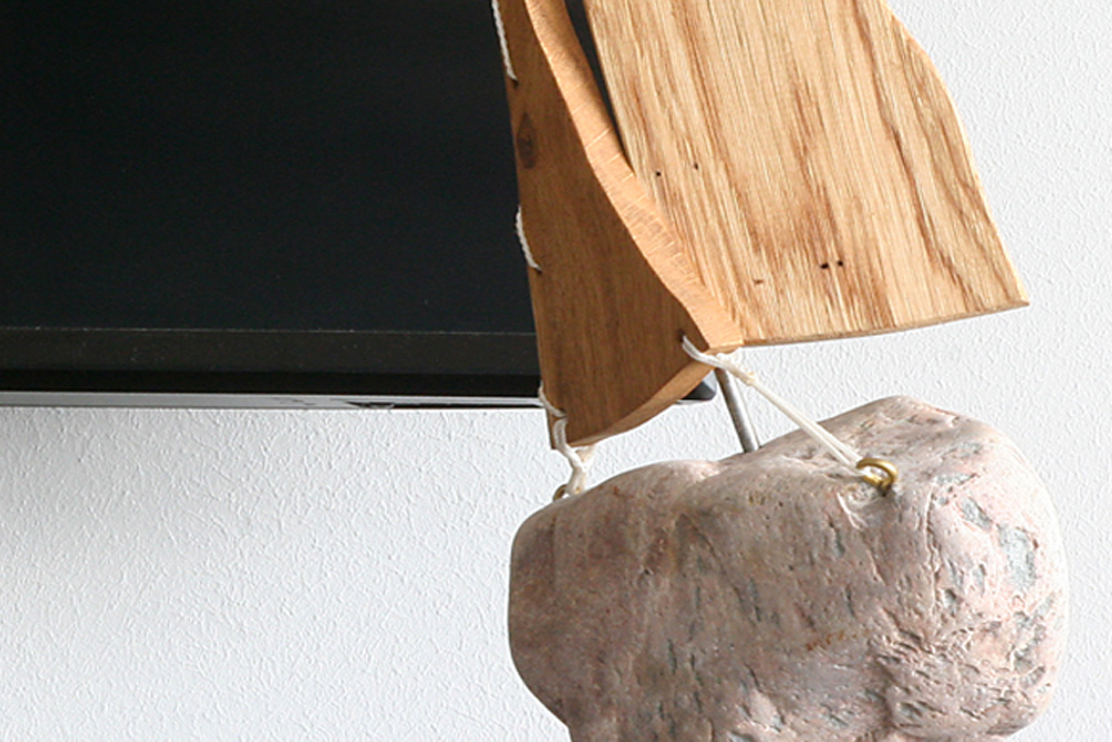 Skulputur in Bude17 im Seeschlösschen Grömitz